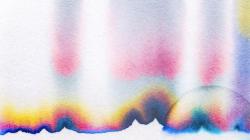 colourful paper chromatography aesthetically displaying ink 