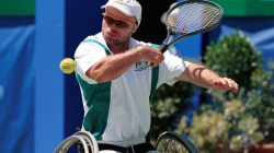 2000 Sydney Paralympics Wheelchair tennis player David Hall