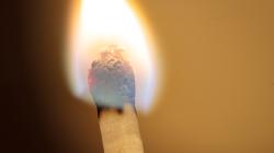 Burning match