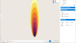 Screenshot of a simulated fire